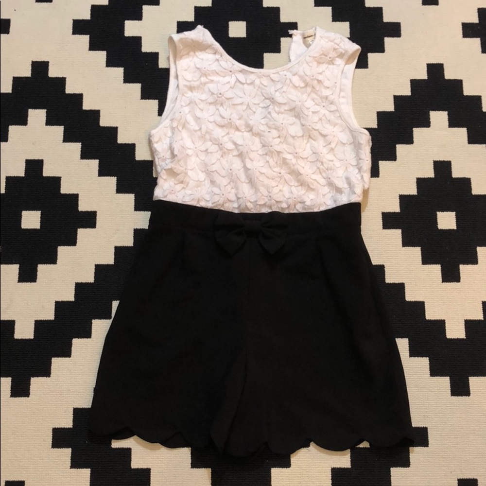 Black and White Romper